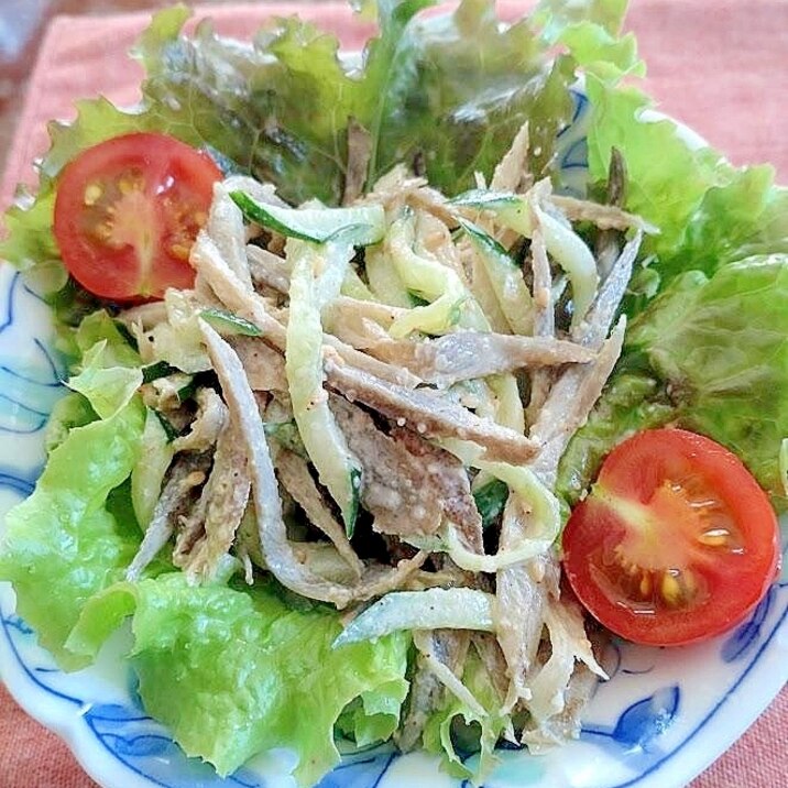 きゅうりのごまマヨサラダ
